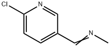 N-((6-chloropyridin-3-yl)methylene)methanamine分子式结构图