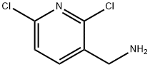 (2,6-二氯吡啶-3-基)甲胺分子式结构图