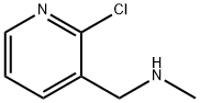 1-(2-氯吡啶-3-基)-N-甲基甲胺分子式结构图