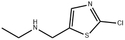 2-氯-N-乙基-5-噻唑甲胺分子式结构图