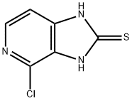 4-Chloro-1,3-dihydroiMidazo[4,5-c]pyridine-2-thione分子式结构图