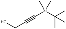 1-3-叔丁基二甲基硅烷基-2-丙炔-1-醇分子式结构图