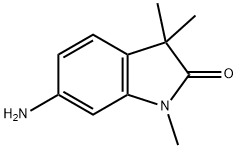 6-氨基-1,3,3-,三甲基吲哚啉-2-酮分子式结构图