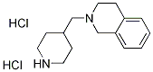 2-(4-Piperidinylmethyl)-1,2,3,4-tetrahydroisoquinoline dihydrochloride分子式结构图