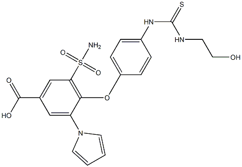 4-dextran-sulfonylurea-piretanide分子式结构图