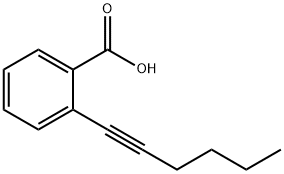 2-(1-己炔基)苯甲酸分子式结构图