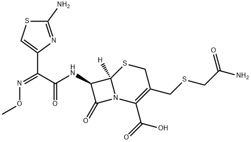 Desfuroyl Ceftiofur S-Acetamide分子式结构图