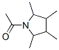 Pyrrolidine, 1-acetyl-2,3,4,5-tetramethyl- (9CI)分子式结构图