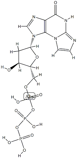 N(2),3-etheneodeoxyguanosine-5'-triphosphate分子式结构图