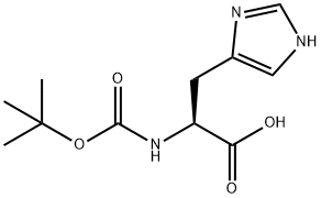 BOC-DL-组氨酸分子式结构图