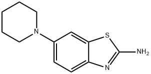 2-BENZOTHIAZOLAMINE, 6-(1-PIPERIDINYL)-分子式结构图