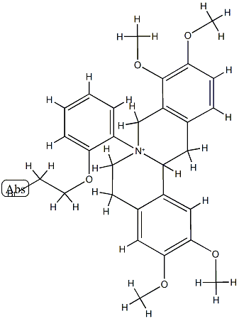 7-(bromoethoxyphenyl)tetrahydropalmatine分子式结构图