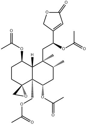 山苦草素A分子式结构图