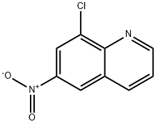 8-氯-6-硝基喹啉分子式结构图