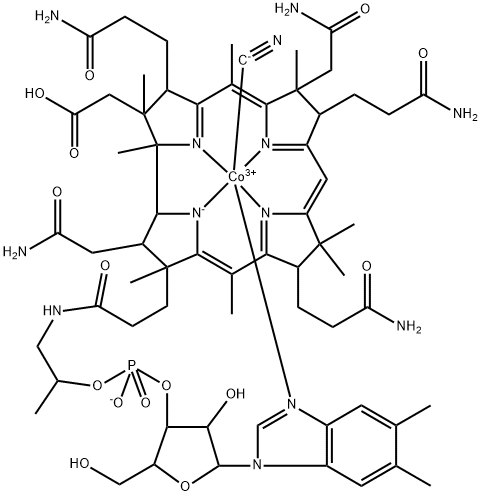 氰钴铵素杂质分子式结构图