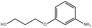 3-(3-氨基苯氧基)-1-丙醇分子式结构图