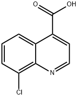 8-氯喹啉-4-羧酸分子式结构图