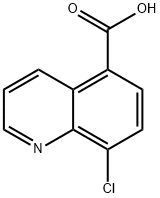 8-氯5-喹啉甲酸分子式结构图