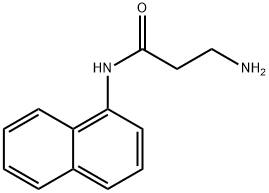 3-氨基-N-(1-萘基)丙酰胺分子式结构图