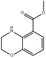 3,4-二氢-2H-苯并[B][1,4]噁嗪-5-羧酸甲酯分子式结构图