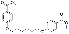 4,4'-(己烷-1,6-二基双(氧基))二苯甲酸二甲酯分子式结构图