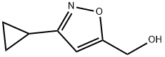 (3-cyclopropyl-5-isoxazolyl)methanol(SALTDATA: FREE)分子式结构图