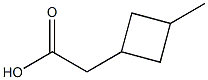 2-(3-甲基环丁基)乙酸分子式结构图