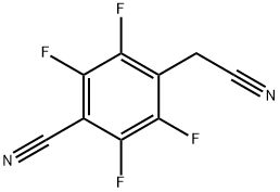 4-氰甲基-2,3,5,6-四氟苯腈分子式结构图