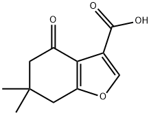 6,6-DIMETHYL-4-OXO-4,5,6,7-TETRAHYDRO-BENZOFURAN-3-CARBOXYLIC ACID分子式结构图