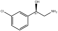 (R)-2-(3-氯苯基)-2-羟基乙胺分子式结构图