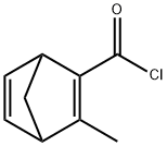 Bicyclo[2.2.1]hepta-2,5-diene-2-carbonyl chloride, 3-methyl- (9CI)分子式结构图