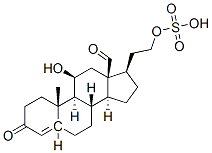 3,5-tetrahydroaldosterone sulfate分子式结构图