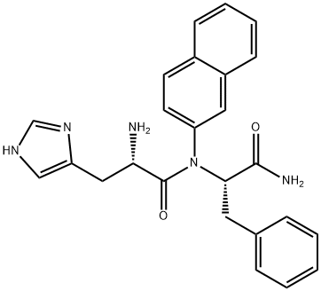 H-HIS-PHE-ΒNA · 2 HCL分子式结构图