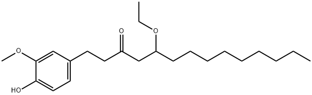 5-乙氧基-10-姜酚分子式结构图