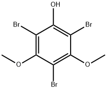 2,4,6-三溴-3,5-二甲氧基苯酚分子式结构图