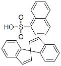 1,1'-spirobi(1H-indene), 1-naphthalenesulfonic acid deriv.分子式结构图