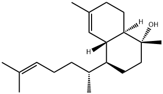 (1R)-4β-[(R)-6-Methyl-5-hepten-2-yl]-1,2,3,4,4aβ,7,8,8aα-octahydro-1,6-dimethylnaphthalen-1α-ol分子式结构图