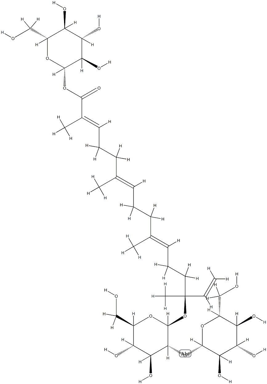 Capsianside V分子式结构图