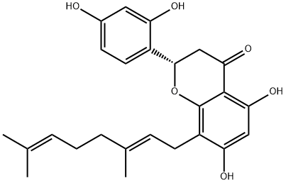 槐黄烷酮C分子式结构图