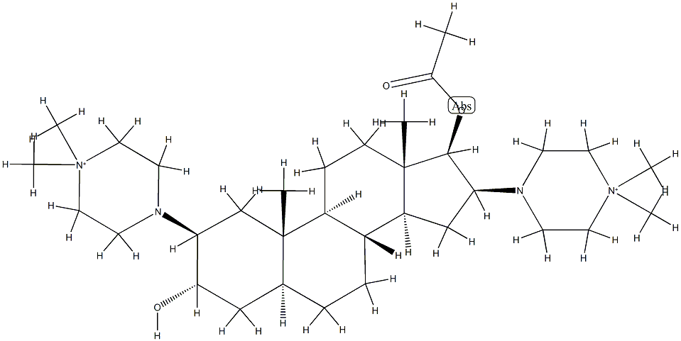 3-desacetylpipecuronium分子式结构图