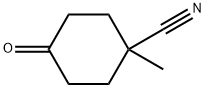 1-甲基-4-氧代环己烷腈分子式结构图