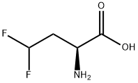 (2S)-2-amino-4,4-difluorobutanoic acid分子式结构图