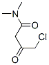 Butanamide,  4-chloro-N,N-dimethyl-3-oxo-分子式结构图