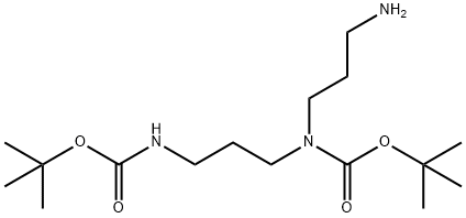 1,5-双-叔丁氧羰基-1,5,9-里亚萨壬分子式结构图