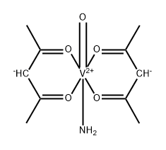 Ammineoxobis(2,4-pentanedionato)vanadium分子式结构图