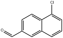 5-Chloronaphthalene-2-carboxaldehyde分子式结构图