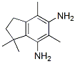 1,1,4,6-Tetramethyl-5,7-diaminoindan分子式结构图