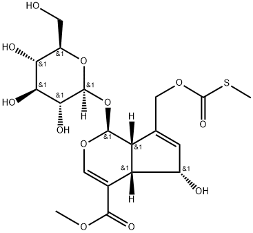 鸡屎藤苷酸甲酯分子式结构图