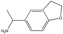 1-(2,3-二氢苯并呋喃-5-基)乙胺分子式结构图