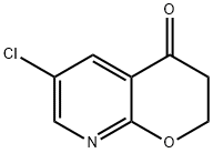 6-氯-2,3-二氢-4H-吡喃并[2,3-B]吡啶-4-酮分子式结构图